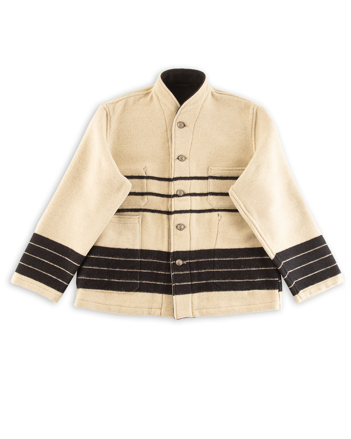 Nigel Cabourn Mountaineer Blanket Jacket - Ivory - Standard & Strange