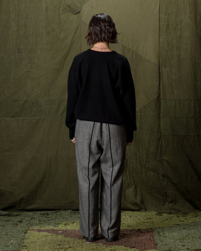 Olde H & Daughter Cashmere V Pullover - Black 10 - Standard & Strange