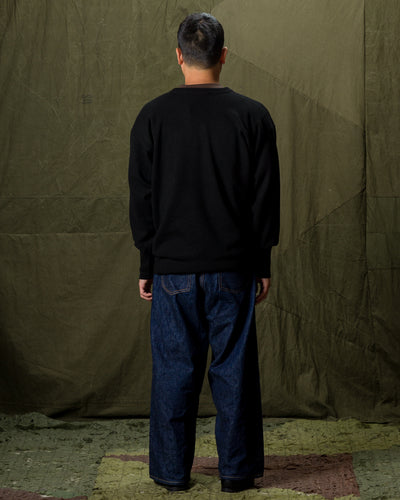 Olde H & Daughter Cashmere V Pullover - Black 10 - Standard & Strange