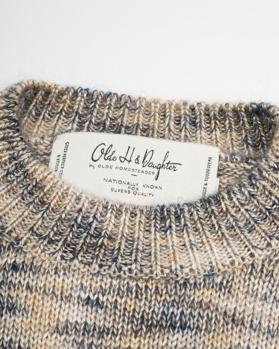 Olde H & Daughter Silk Mohair Pullover - Granite 08 - Standard & Strange
