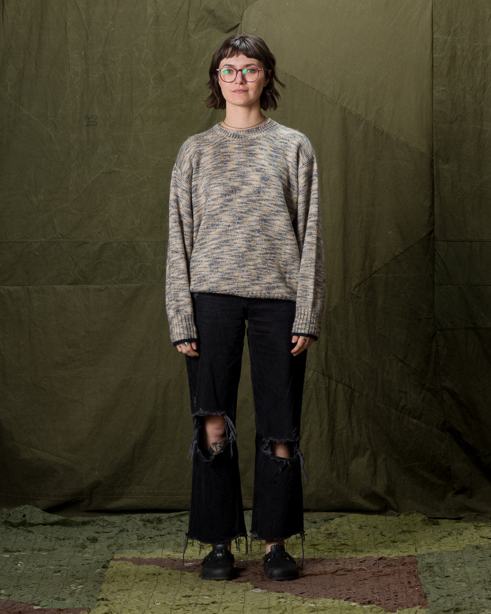 Olde H & Daughter Silk Mohair Pullover - Granite 08 - Standard & Strange