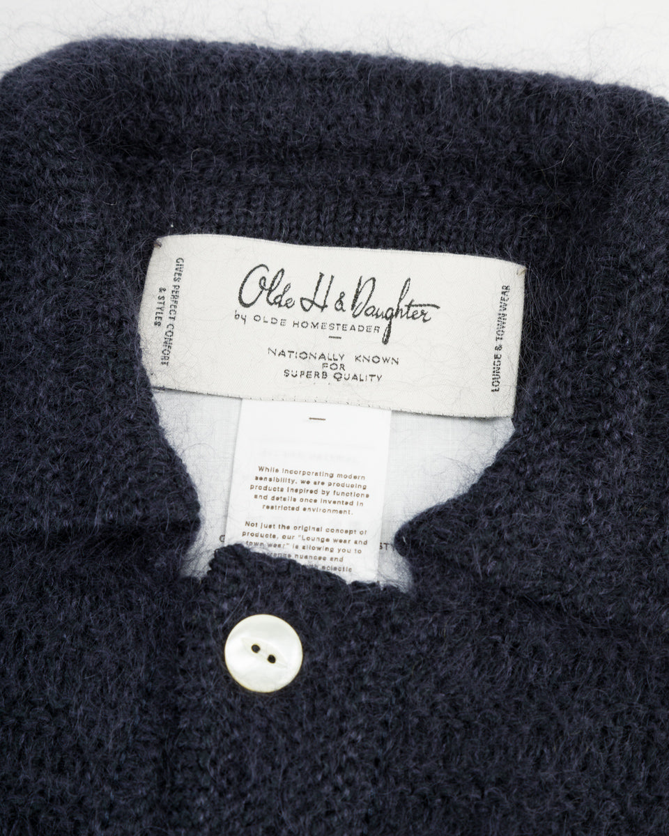 Olde H & Daughter Silk Mohair Wrap Stitches L/S Shirt - Night View 10 - Standard & Strange
