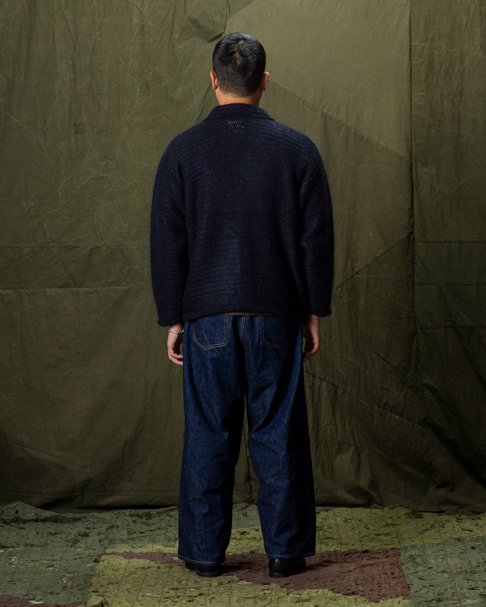 Olde H & Daughter Silk Mohair Wrap Stitches L/S Shirt - Night View 10 - Standard & Strange