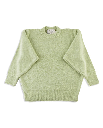 Olde H & Daughter Silk Shaggy Dog Pullover - Pistachio - Standard & Strange