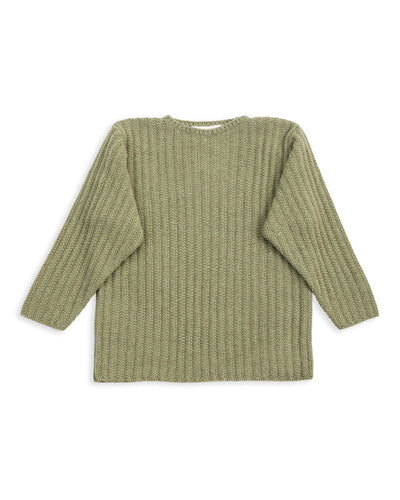 Olde H & Daughter Slub Cashmere Boat Pullover - Hunter Green 10 - Standard & Strange