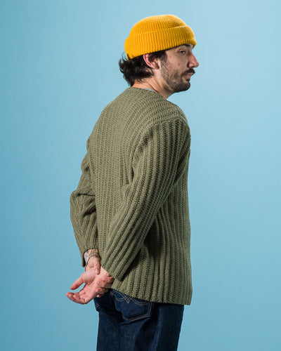 Olde H & Daughter Slub Cashmere Boat Pullover - Hunter Green 10 - Standard & Strange
