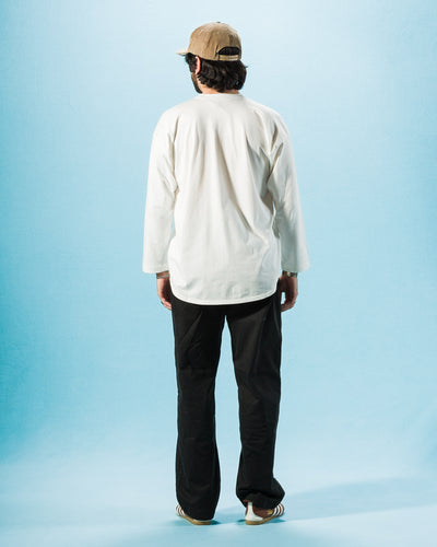 Olde H & Daughter Suvin Plain Stitch Crewneck L/S - Off White - Standard & Strange