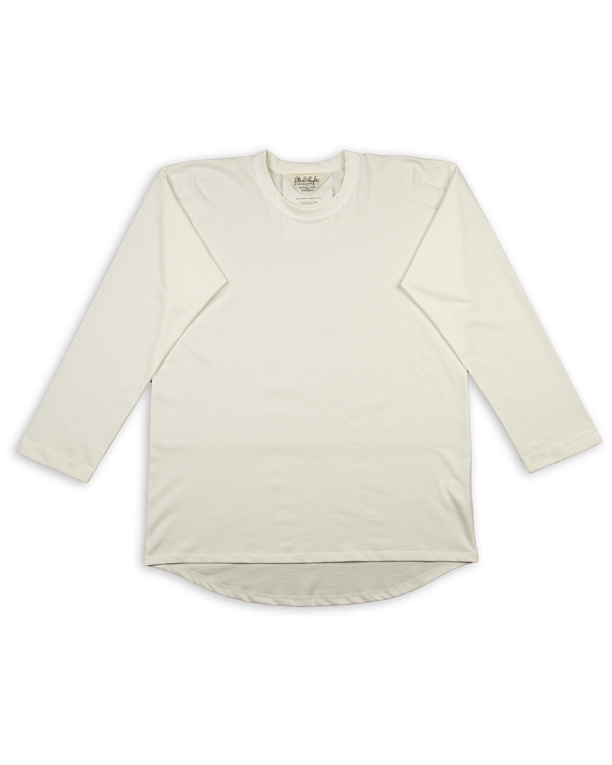 Olde H & Daughter Suvin Plain Stitch Crewneck L/S - Off White - Standard & Strange