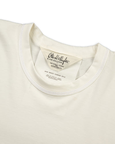 Olde H & Daughter Suvin Plain Stitch Crewneck L/S - Off White - Standard & Strange