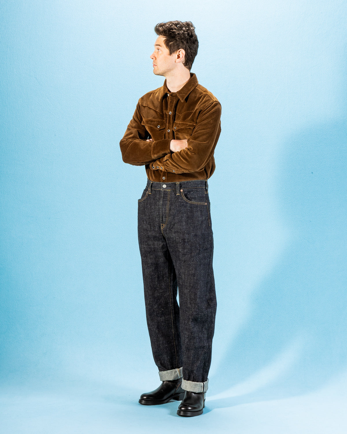 Omoto Denim 15.5 oz Loose Fit Jeans - Slub Nep Denim - Standard & Strange