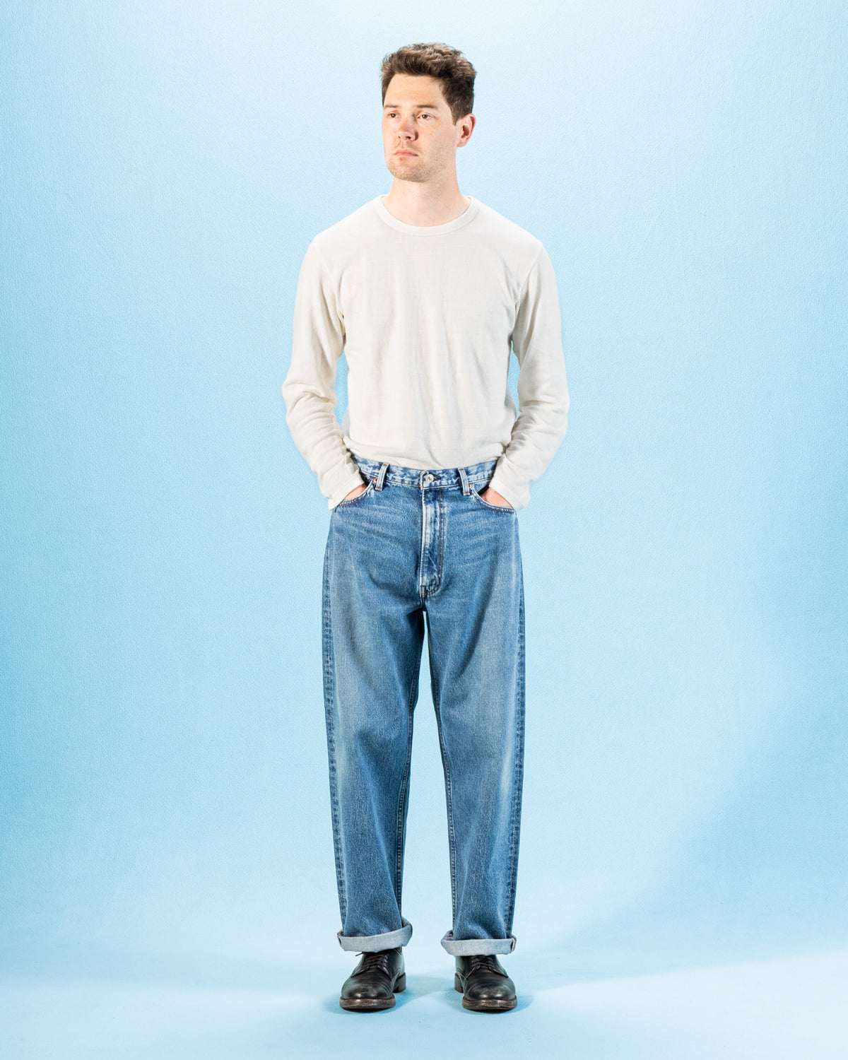 OrSlow 101 Dad's Fit Denim Pants (Unisex) - Used Wash - Standard & Strange