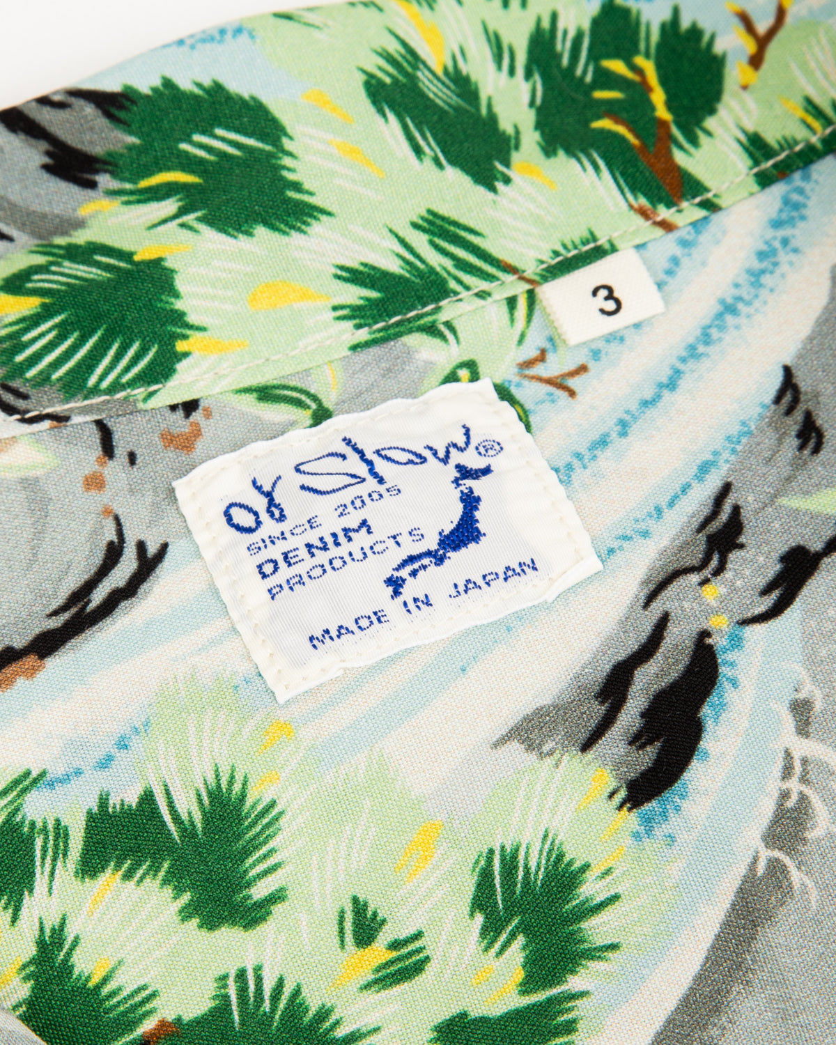 OrSlow Peacock Garden Hawaiian Shirt - Green - Standard & Strange