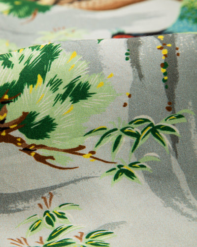 OrSlow Peacock Garden Hawaiian Shirt - Green - Standard & Strange