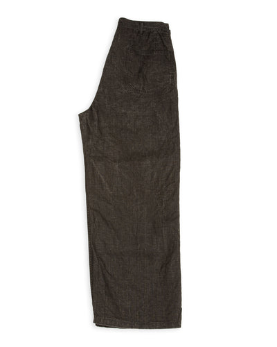 OrSlow WWII 40's U.S. Navy Utility Trousers - Sumi Coated Linen - Standard & Strange