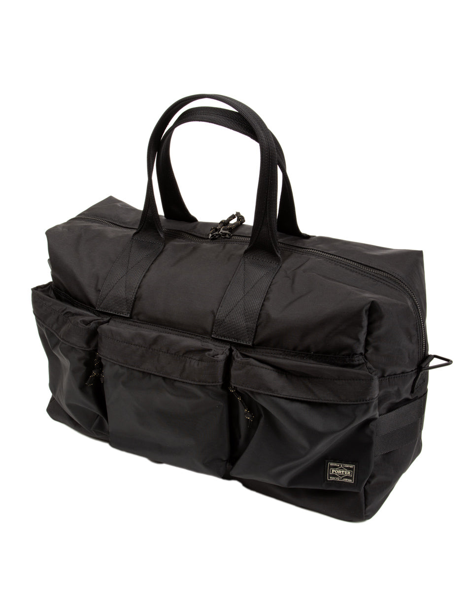PORTER - Yoshida & Co Force 2Way Duffle Bag - Black - Standard & Strange