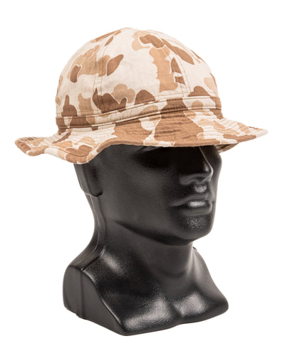 Papa Nui Battalion Work Hat - Brown Frogskin Camo HBT - Standard & Strange