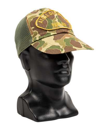 Papa Nui Original Ships Cap - Frogskin Camo HBT - Standard & Strange