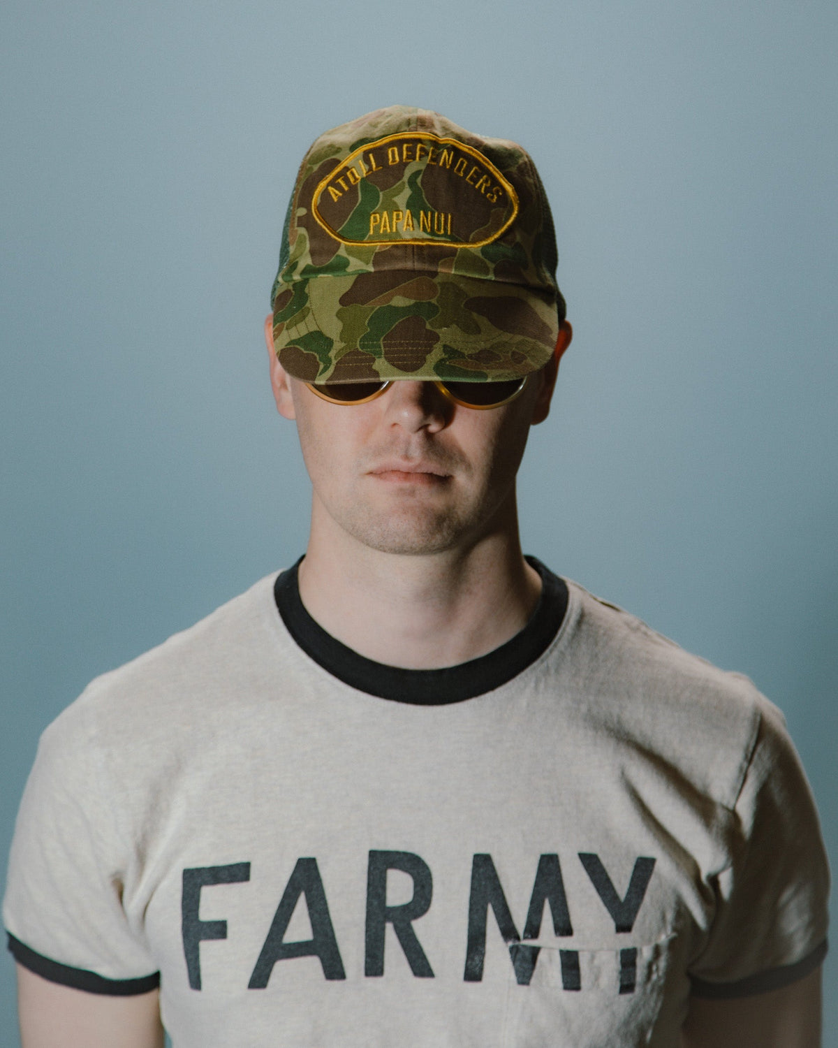 Papa Nui Original Ships Cap - Frogskin Camo HBT - Standard & Strange