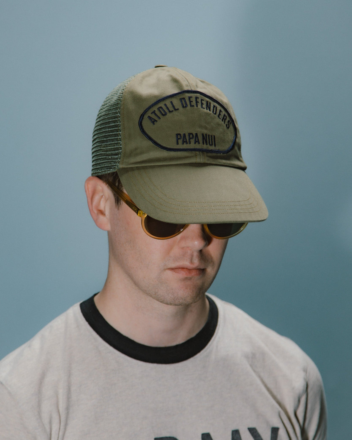Papa Nui Original Ships Cap - Olive HBT - Standard & Strange