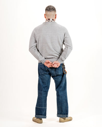 The Real McCoy's 9oz Loopwheel Raglan Sweatshirt - Gray - Standard & Strange