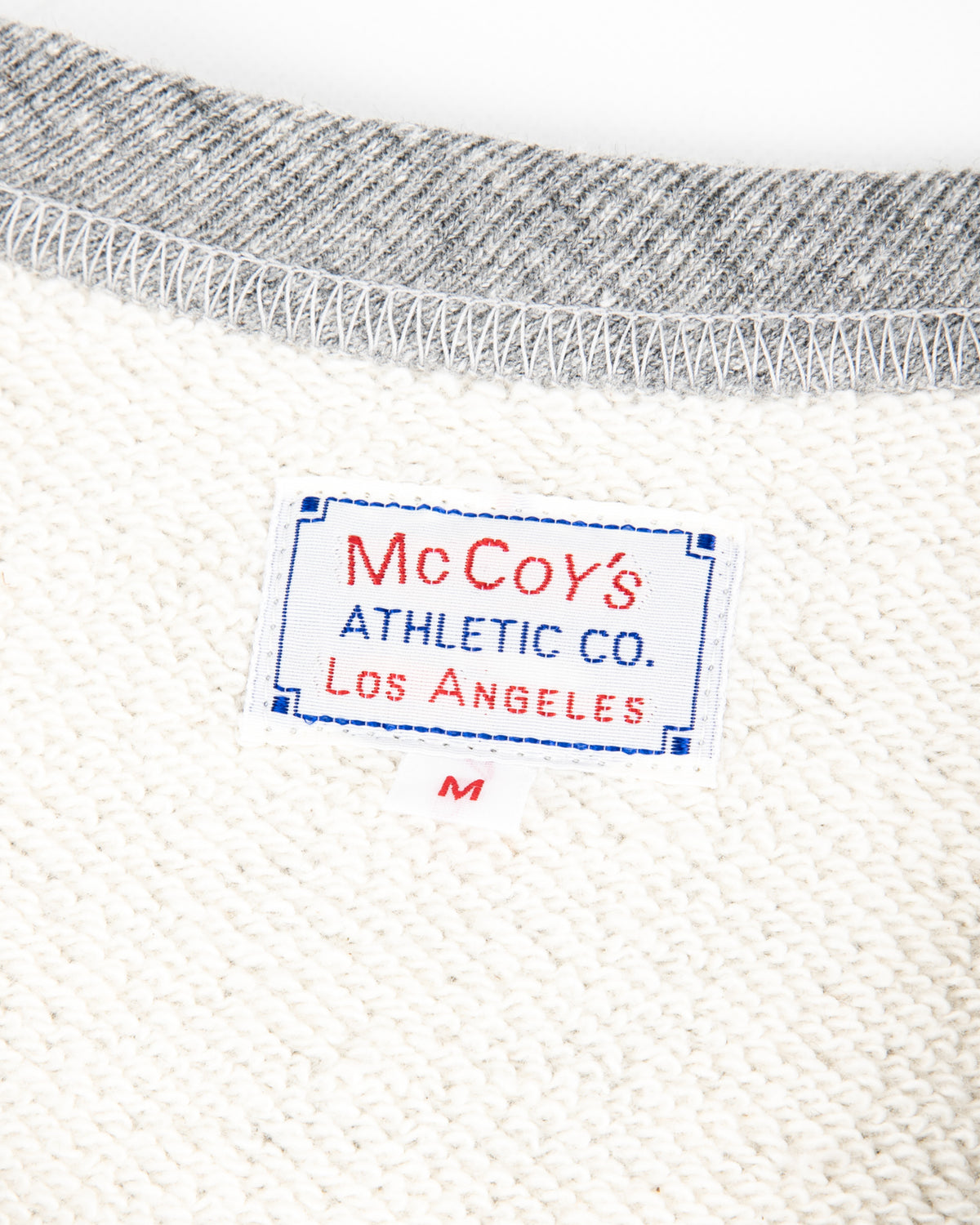 The Real McCoy's 9 oz Loopwheel S/S Sweatshirt - Gray - Standard & Strange