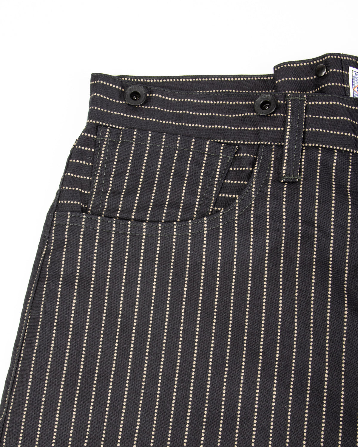 The Real McCoy's Black Wabash Work Trousers - Black - Standard & Strange
