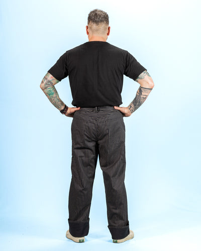 The Real McCoy's Black Wabash Work Trousers - Black - Standard & Strange