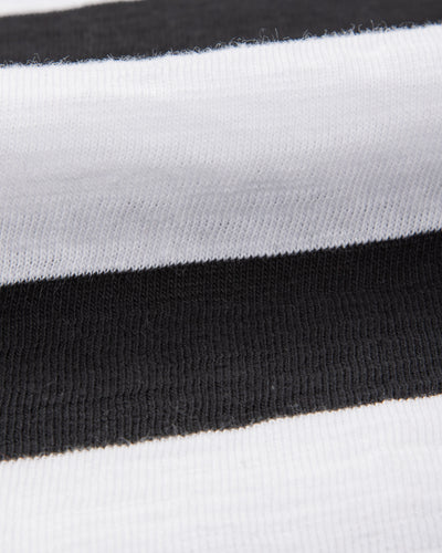 The Real McCoy's Buco Stripe Tee S/S - White - Standard & Strange
