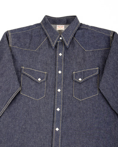 The Real McCoy's Denim Western Shirt / Ridge Slant - Standard & Strange