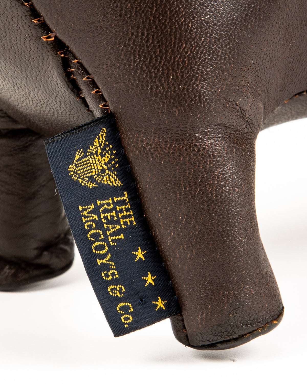 The Real McCoy's Handcrafted Horsehide Animals / Dachshund - Black - Standard & Strange