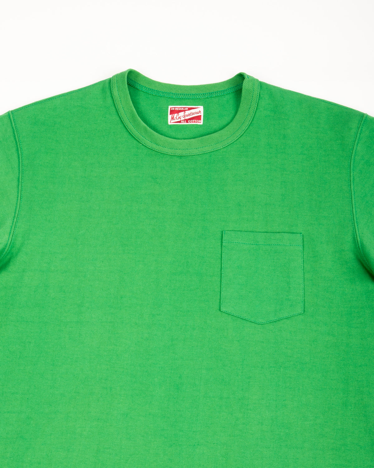 The Real McCoy's Joe McCoy Pocket Tee - Kelly Green - Standard & Strange