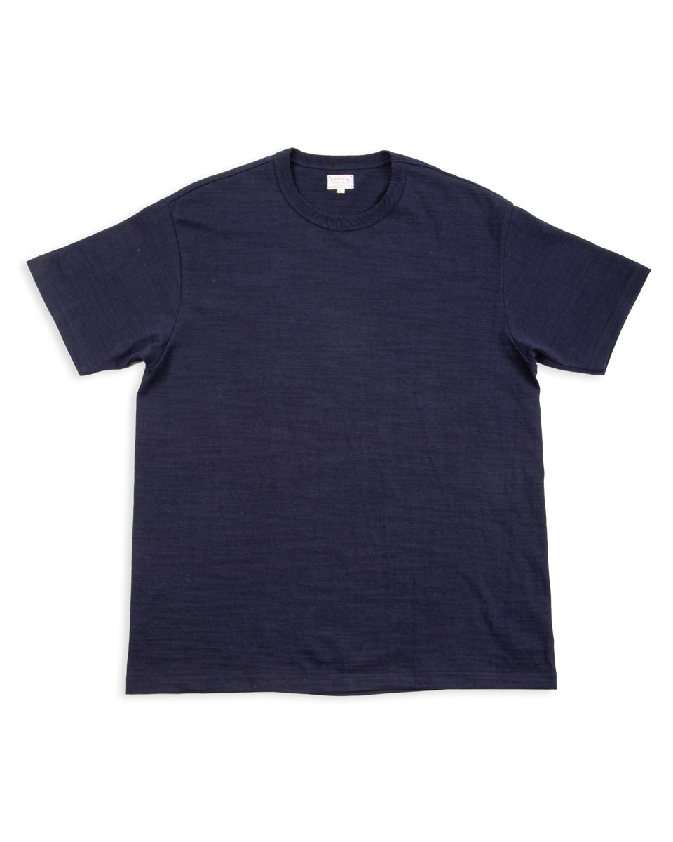 The Real McCoy's Athletic T-Shirt / Loop-Wheel - Navy - Standard & Strange