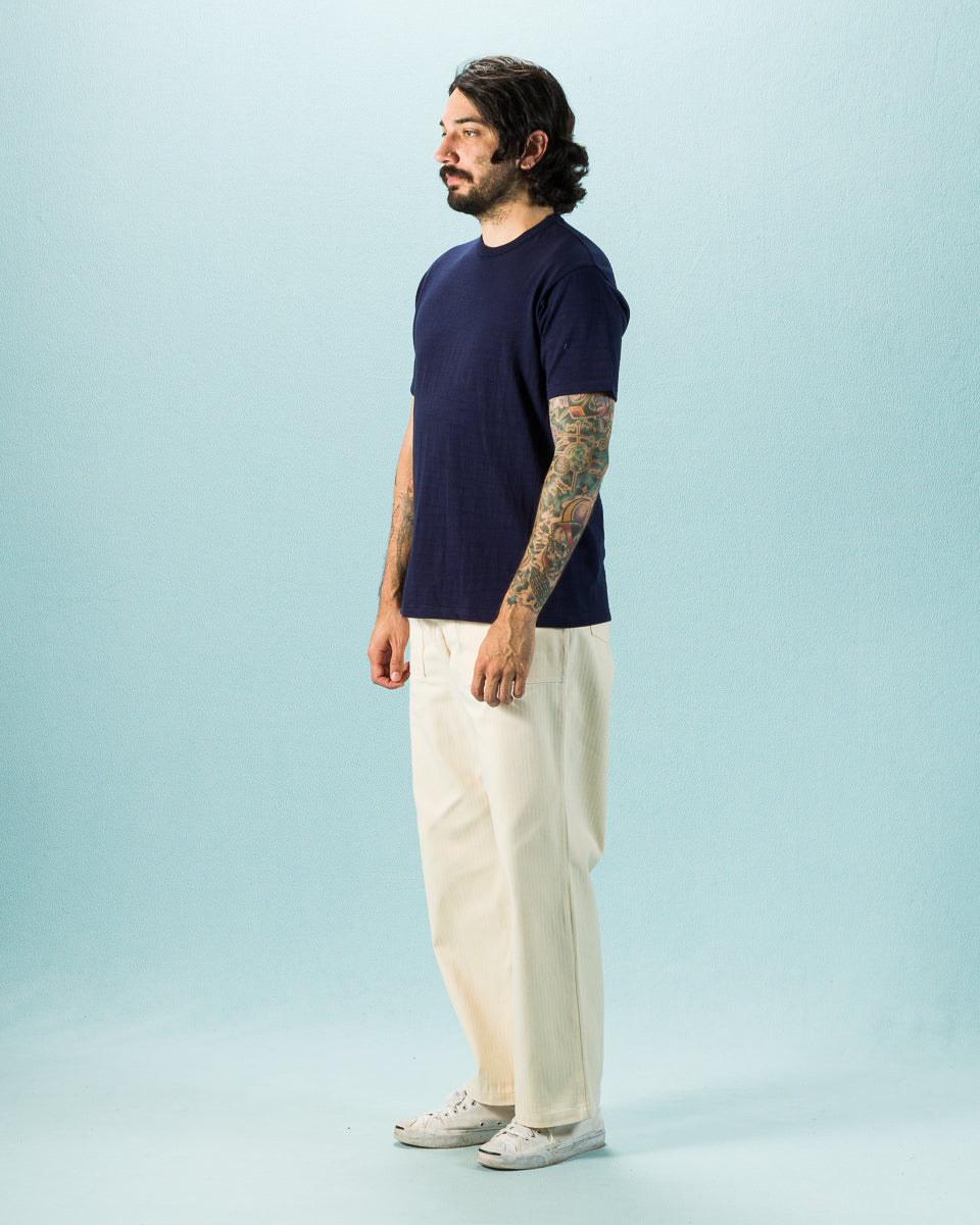 The Real McCoy's Athletic T-Shirt / Loop-Wheel - Navy - Standard & Strange