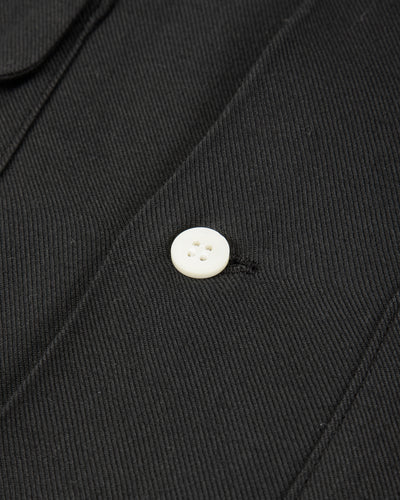 The Real McCoy's Open Collar Rayon Shirt - Black - Standard & Strange