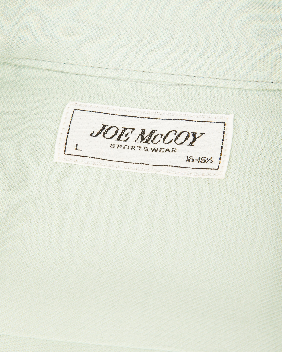 The Real McCoy's Open Collar Rayon Shirt - Mint - Standard & Strange
