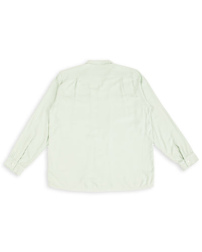 The Real McCoy's Open Collar Rayon Shirt - Mint - Standard & Strange