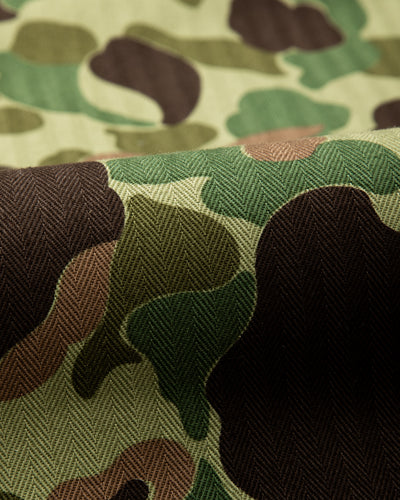 The Real McCoy's P1944 Reversible Frogskin Camouflage Coat - Green - Standard & Strange