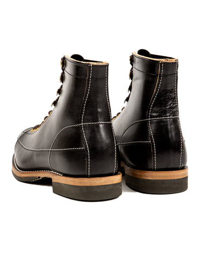 The Real McCoy's Ten Mile Work Boots / Horsehide Buttock - Black - Standard & Strange