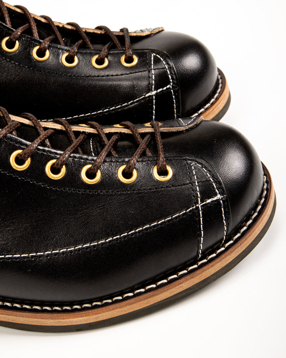 The Real McCoy's Ten Mile Work Boots / Horsehide Buttock - Black - Standard & Strange