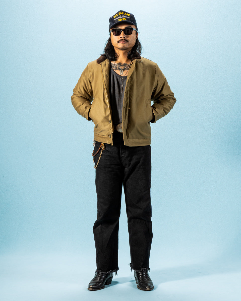 The Real McCoy's The Real McCoy's N-1 Deck Jacket (2022 Model) - Khaki (Plain) - Standard & Strange