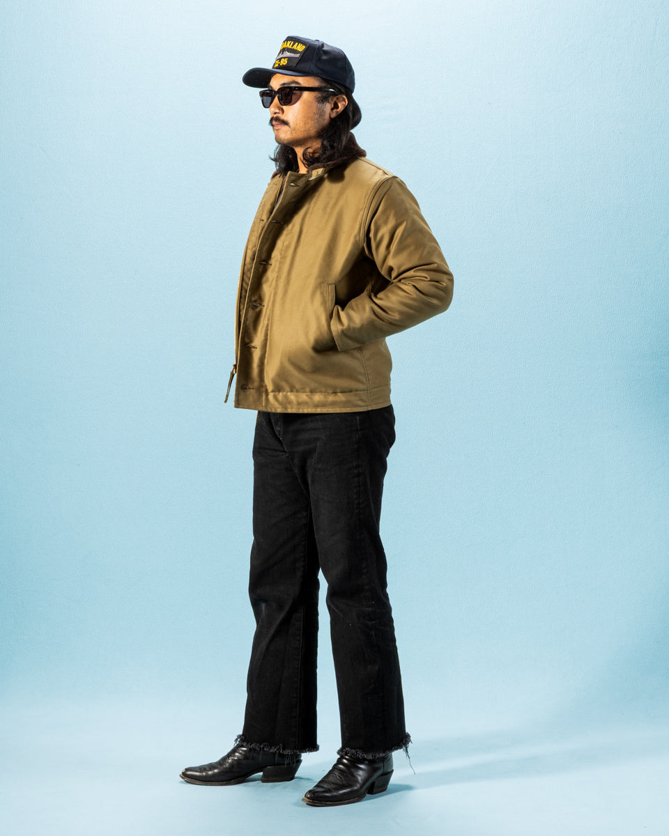 The Real McCoy's The Real McCoy's N-1 Deck Jacket (2022 Model) - Khaki (Plain) - Standard & Strange
