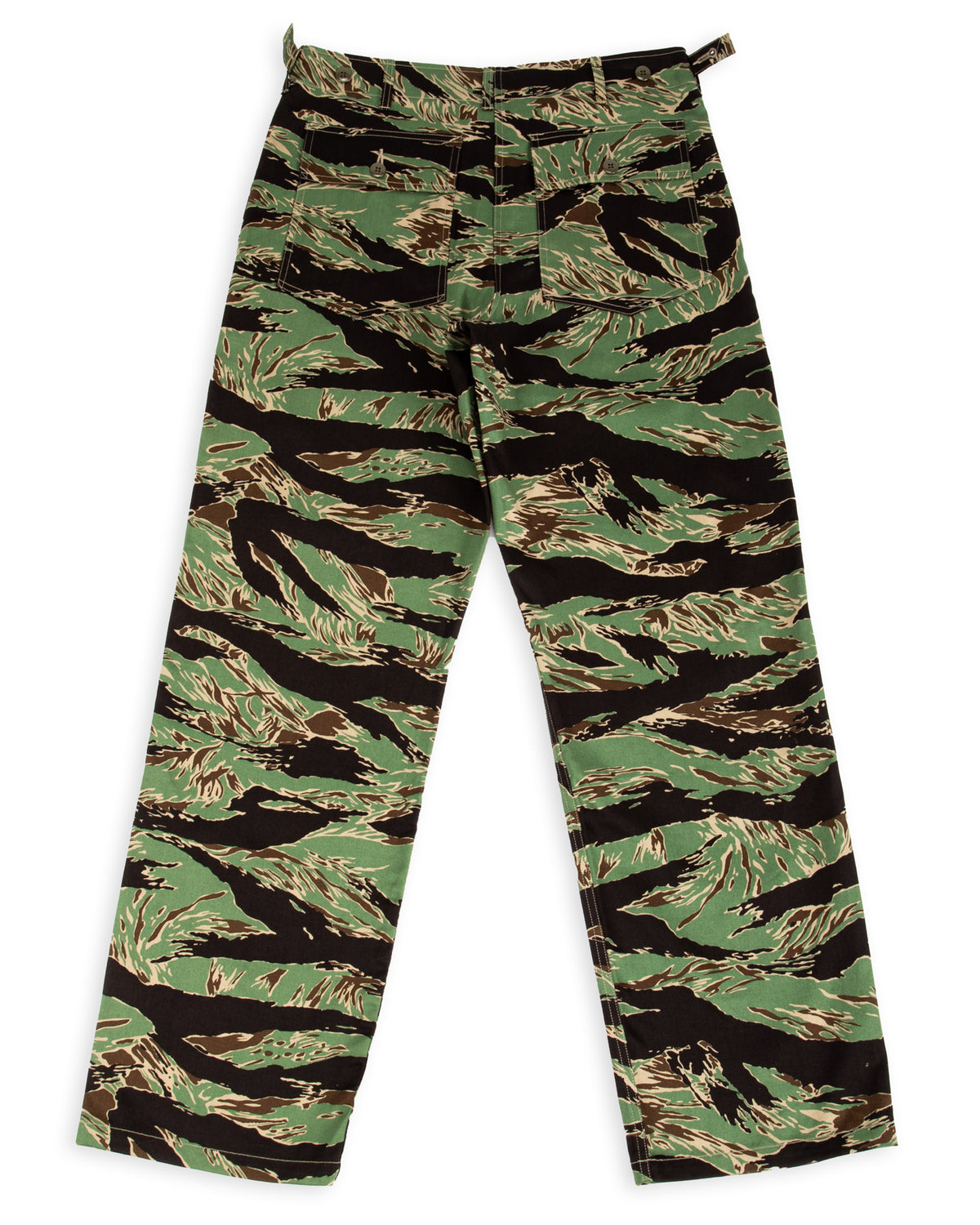 The Real McCoy's Tiger Camouflage Civilian Trousers / John Wayne - Green - Standard & Strange