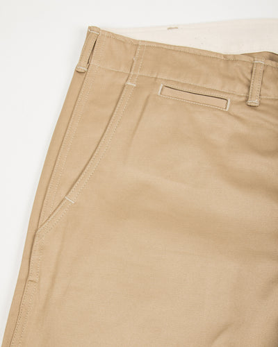 The Real McCoy's Trousers, Cotton, Khaki, 1945 - Khaki - Standard & Strange