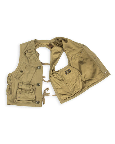 The Real McCoy's Type C-1 Vest, Emergency Sustenance Vest - Olive - Standard & Strange