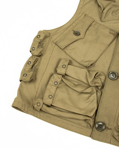 The Real McCoy's Type C-1 Vest, Emergency Sustenance Vest - Olive - Standard & Strange