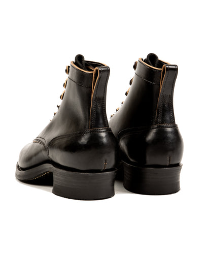 Rolling Dub Trio Griffin Plain Toe Boots - Black Horsebutt - Standard & Strange