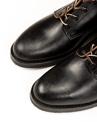 Rolling Dub Trio Griffin Plain Toe Boots - Black Horsebutt - Standard & Strange