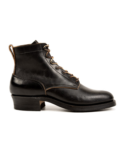 Rolling Dub Trio Griffin Plain Toe Boots - Black Horsebutt - Standard & Strange