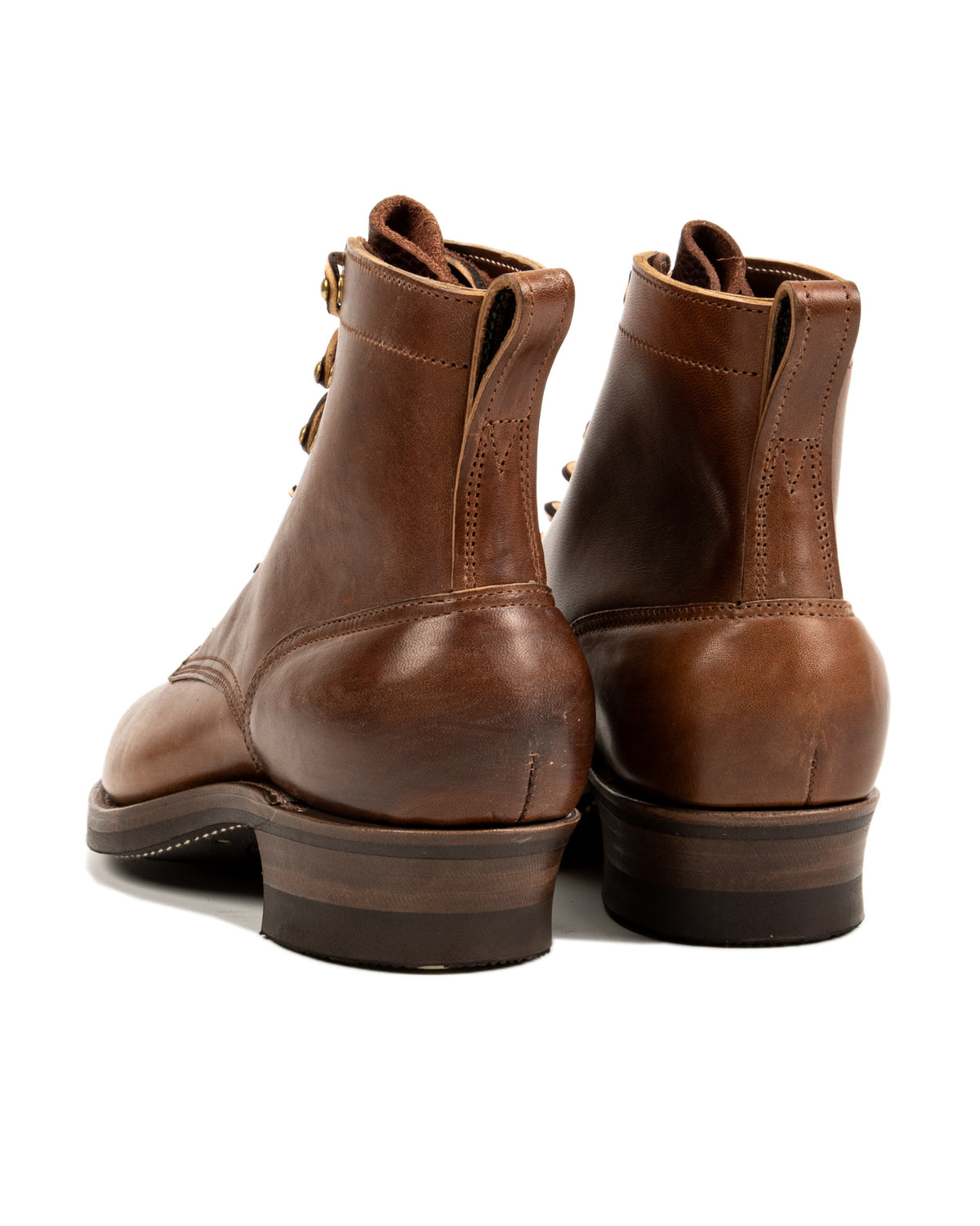 Rolling Dub Trio Griffin Plain Toe Boots - Brown Horsebutt - Standard & Strange