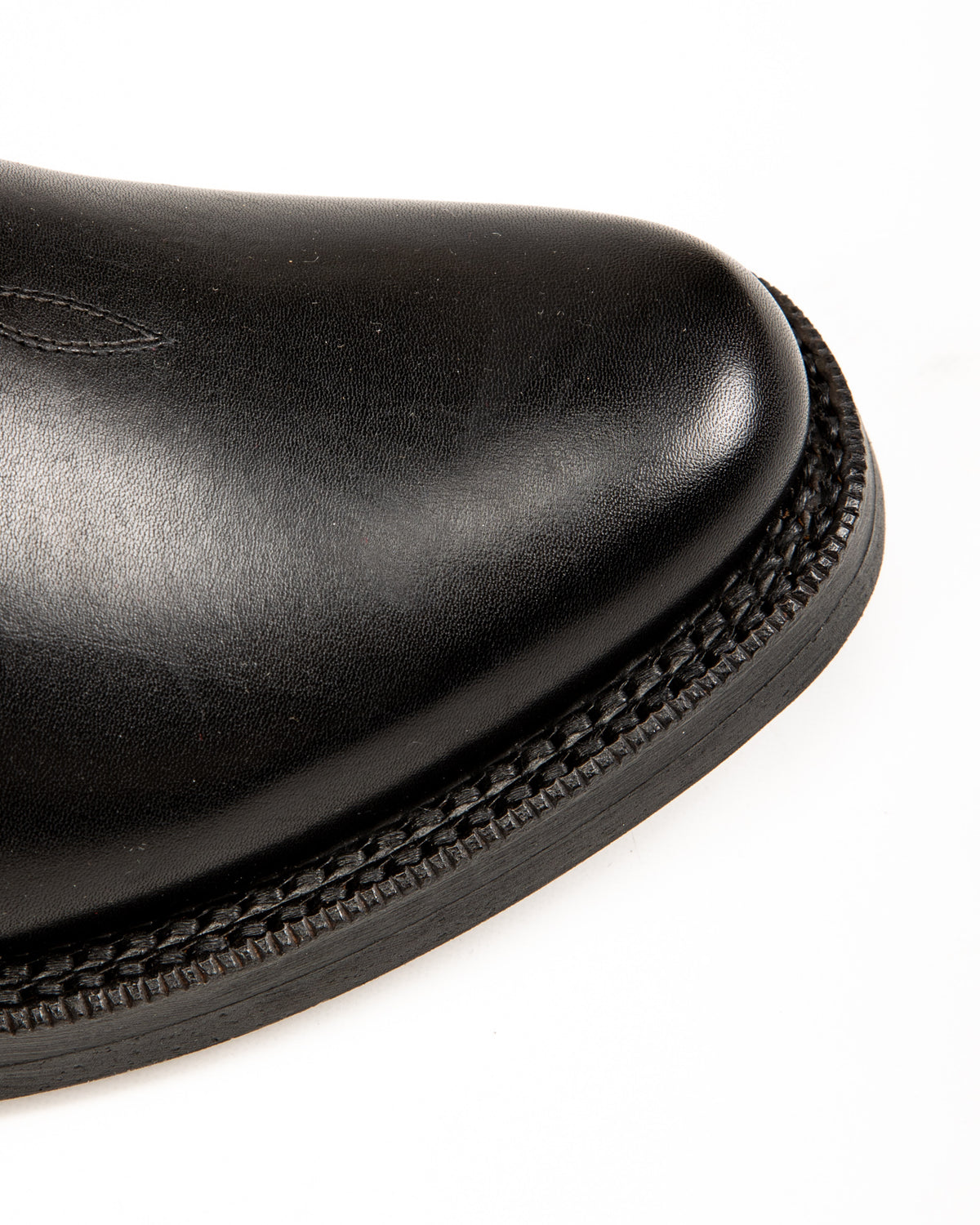 Rolling Dub Trio Loro Side Zip - Goat/Calf Black Flame Embroidery - Standard & Strange